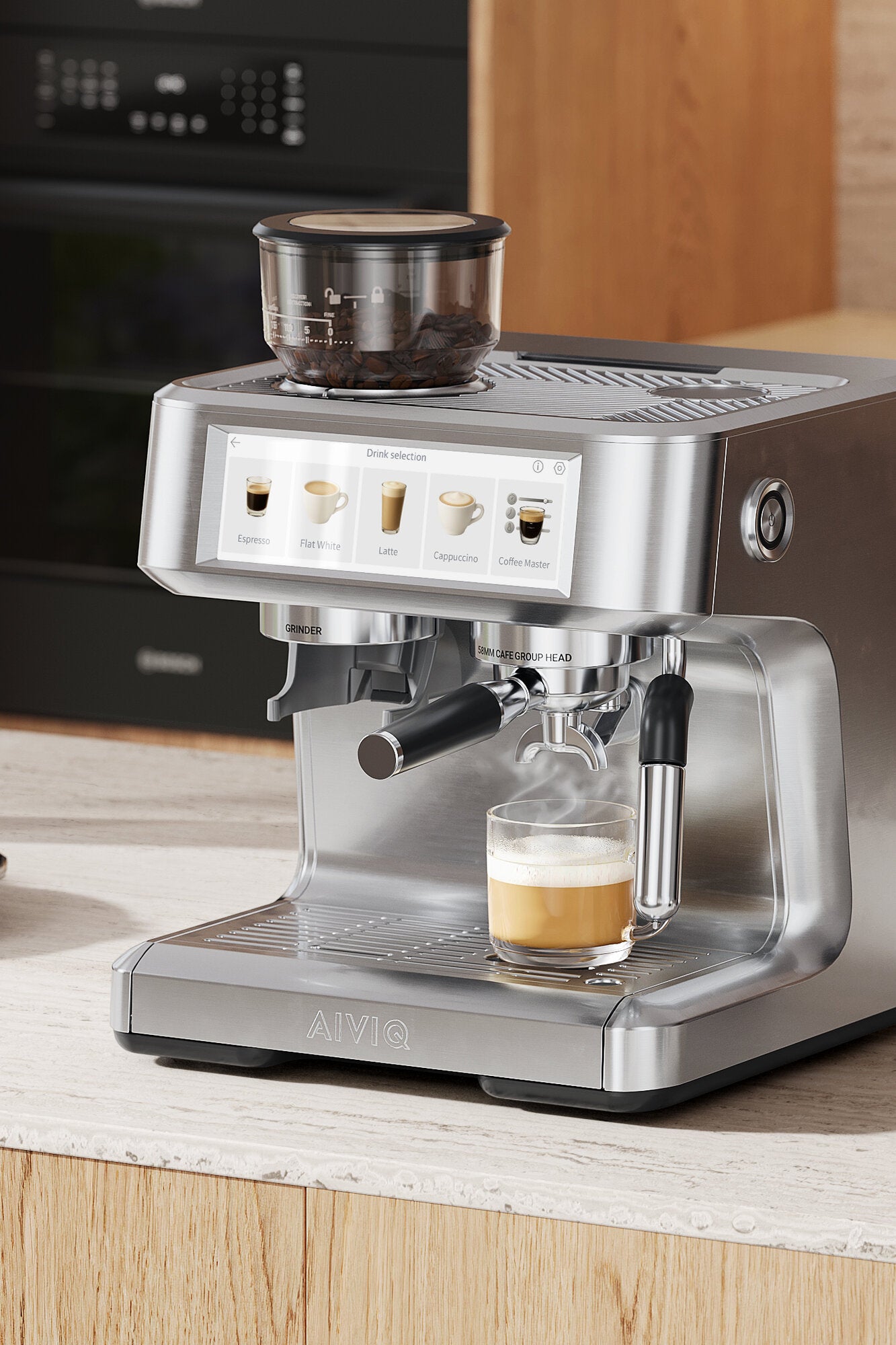 Aspire Expert espressomaskine - sølvfarvet